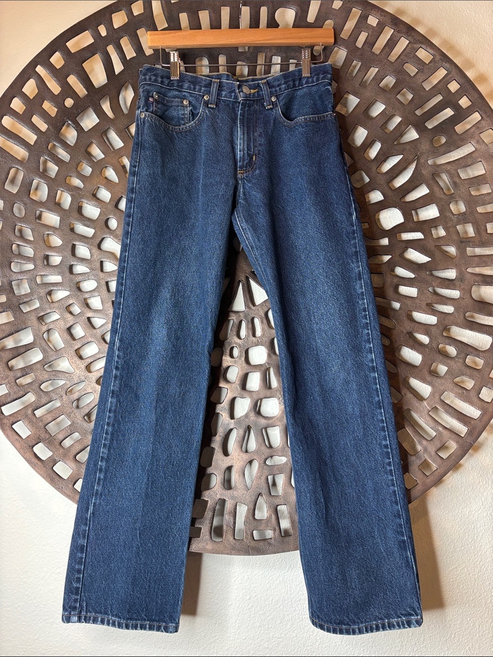 💙 Polo Ralph Lauren Straight Leg Jeans Dark Wash Classic Women’s 6 31 Inseam 💙